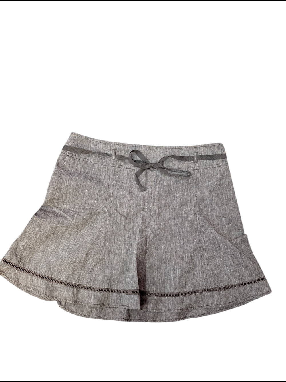 2/22$ Women’s Gray Drawstring Skirt